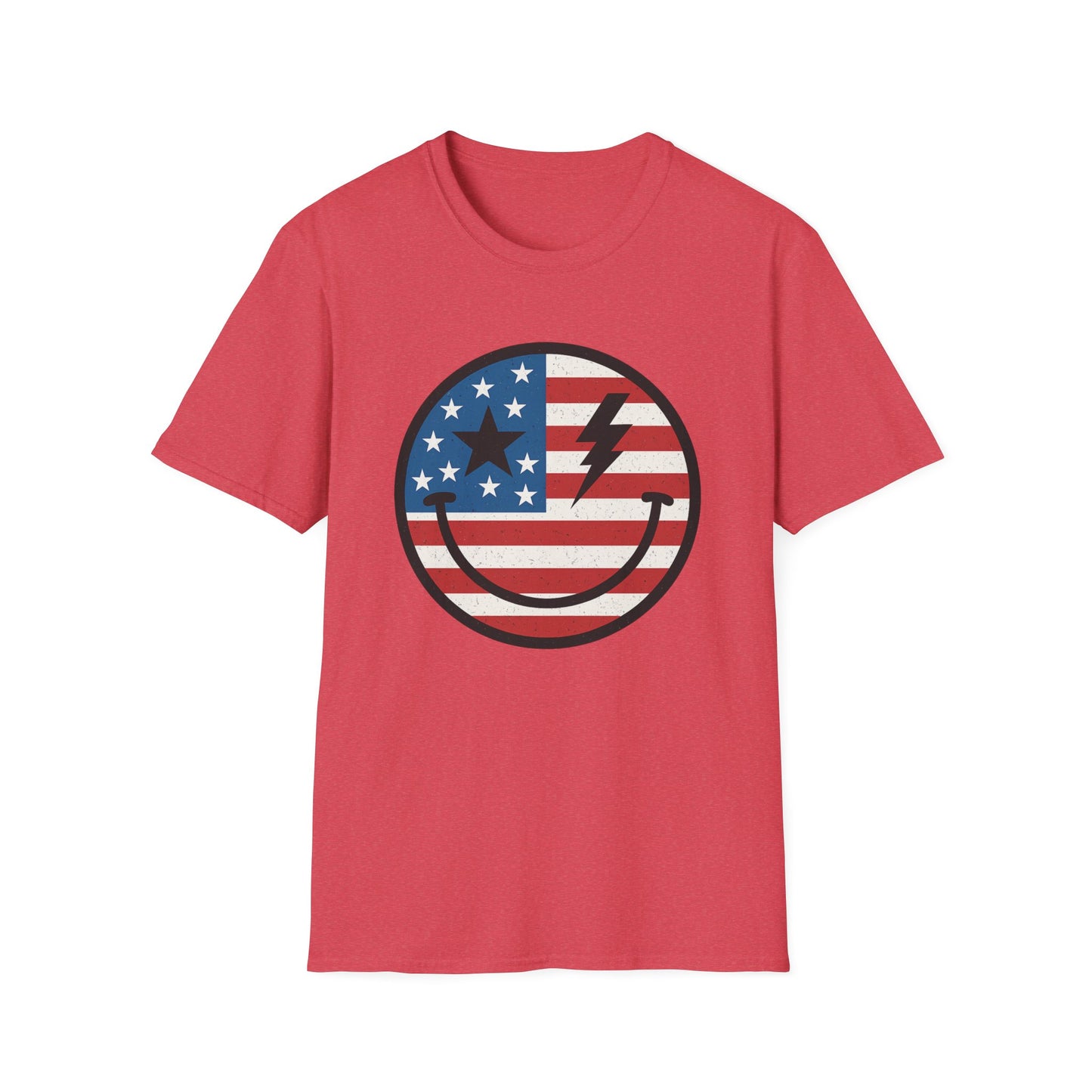 Smiley USA Face T-Shirt