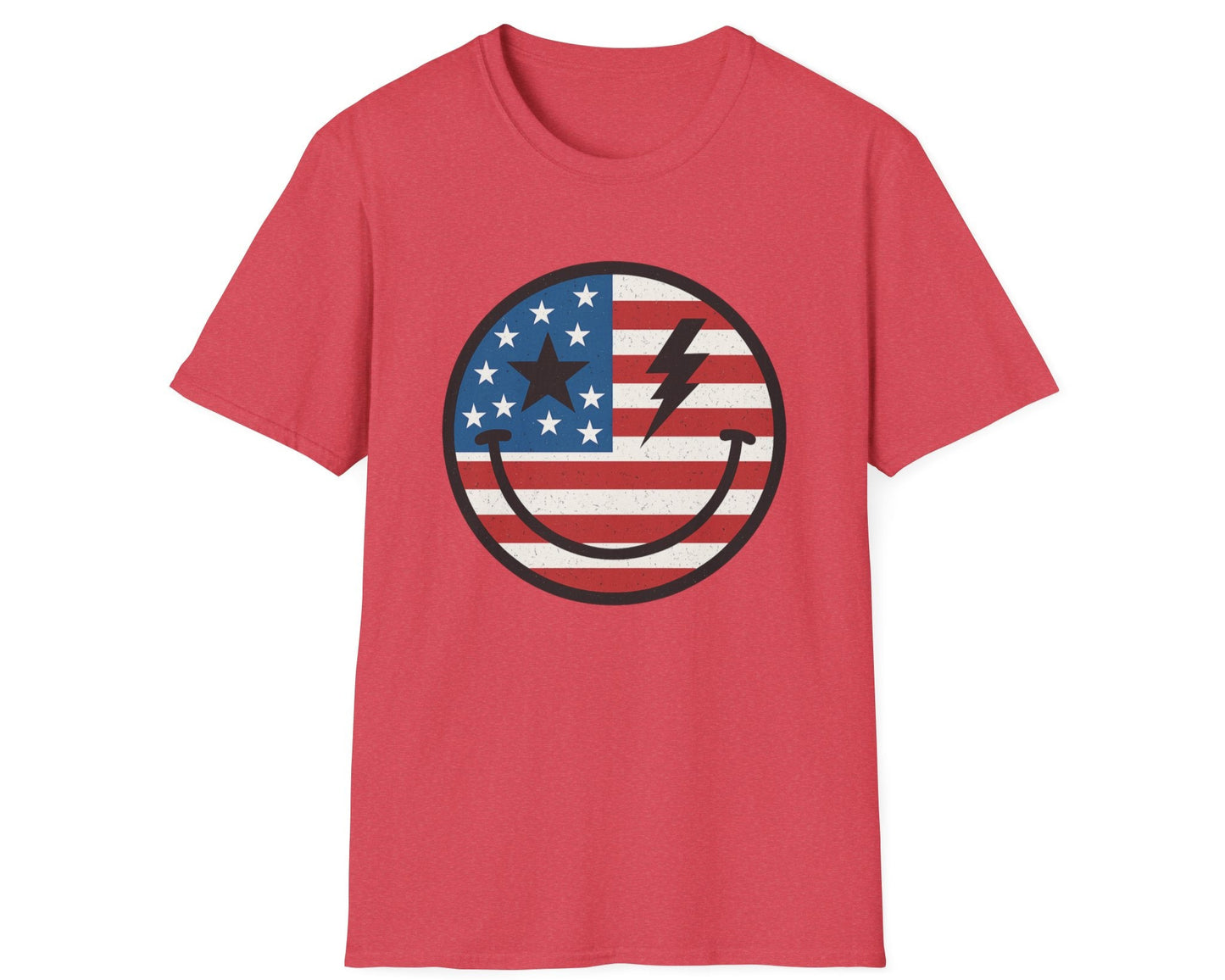 Smiley USA Face T-Shirt