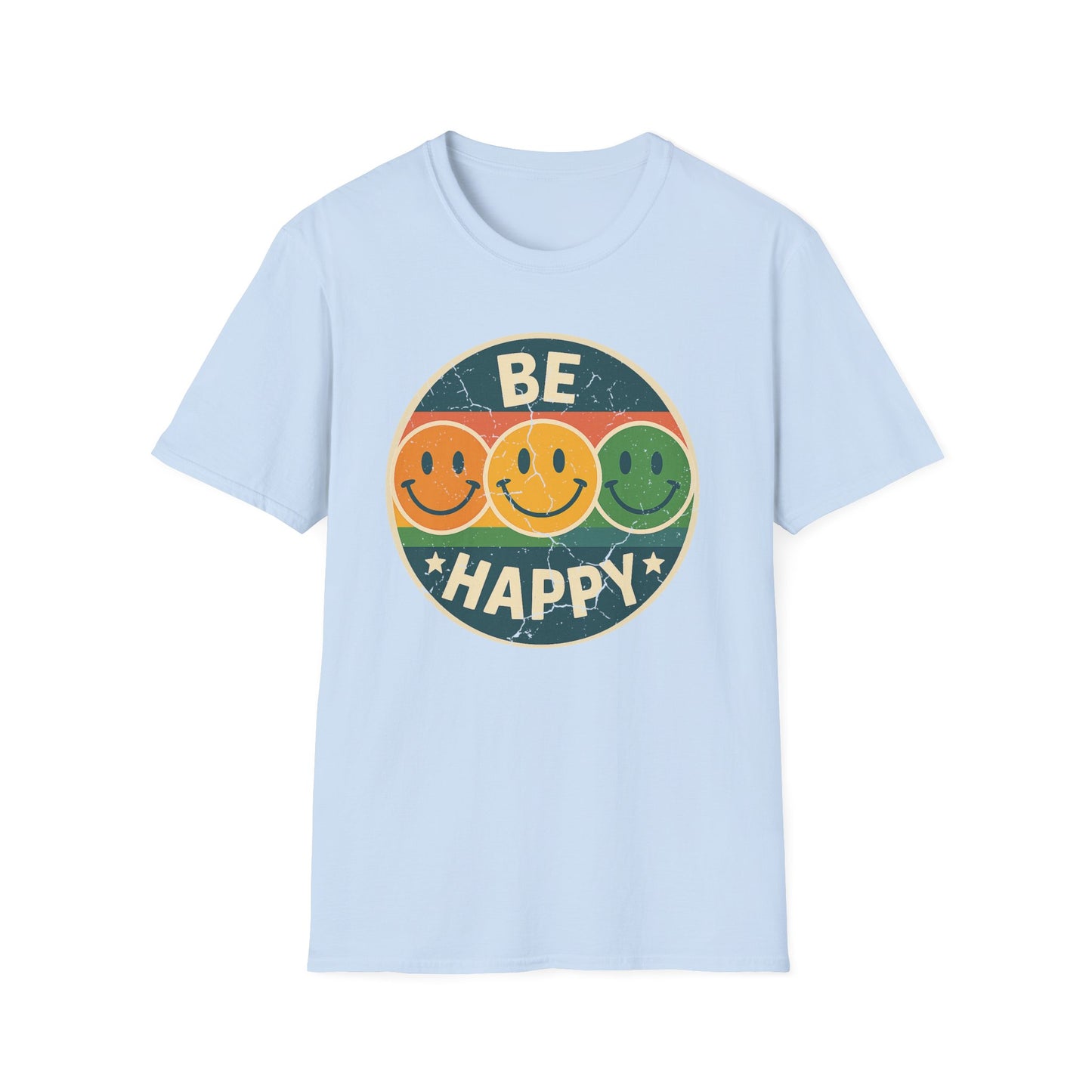 Be Happy Smile Face T-Shirt
