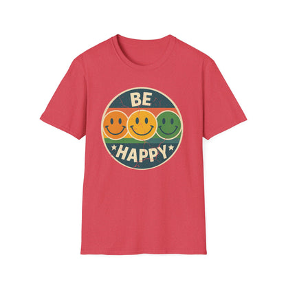 Be Happy Smile Face T-Shirt