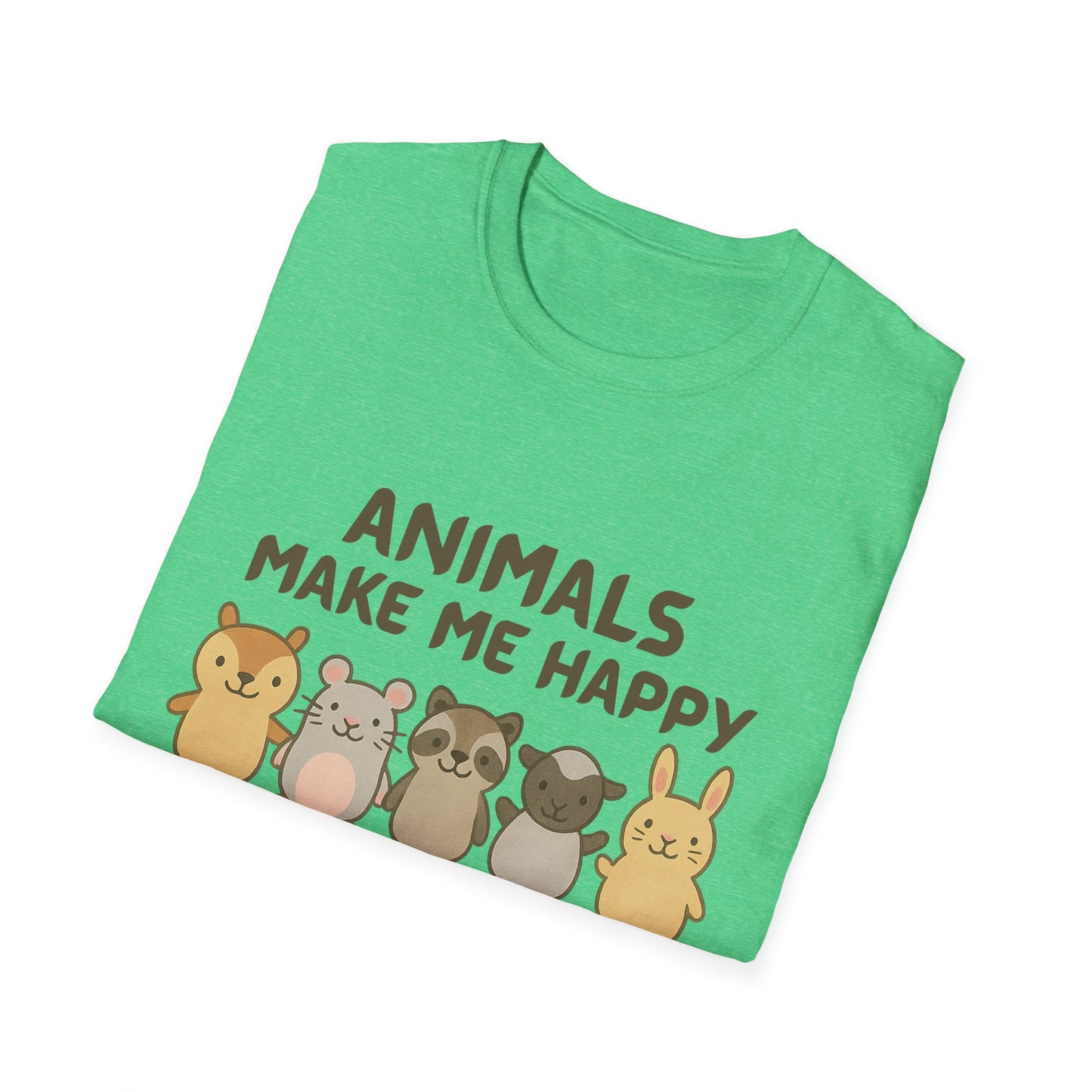 Animals Make Me Happy T-Shirt
