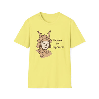 Samurai Honor In Happiness T-Shirt