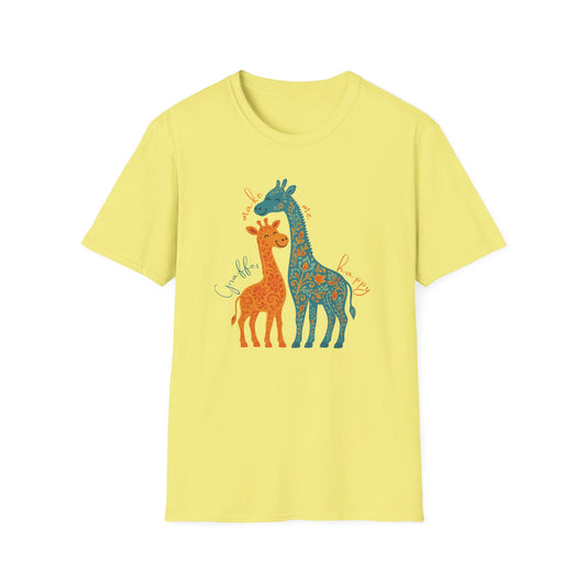 Giraffes Make Me Happy T-Shirt