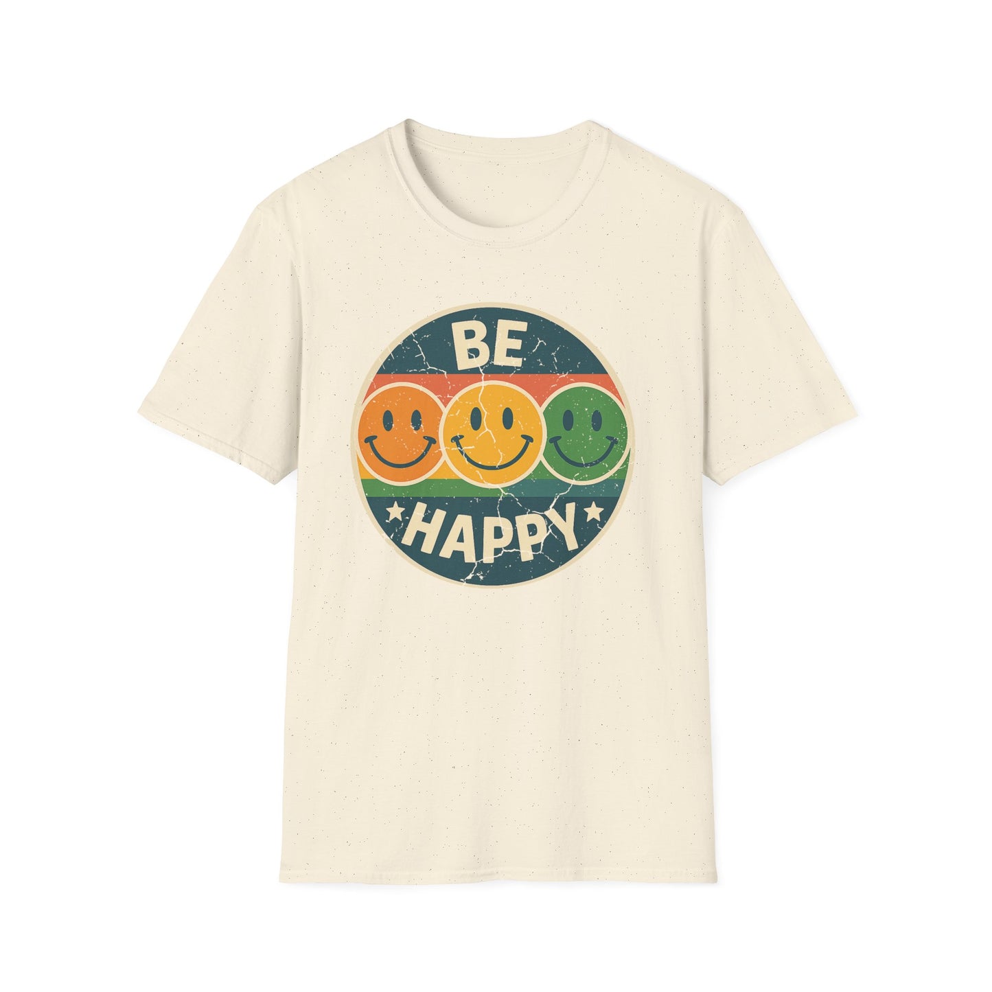 Be Happy Smile Face T-Shirt