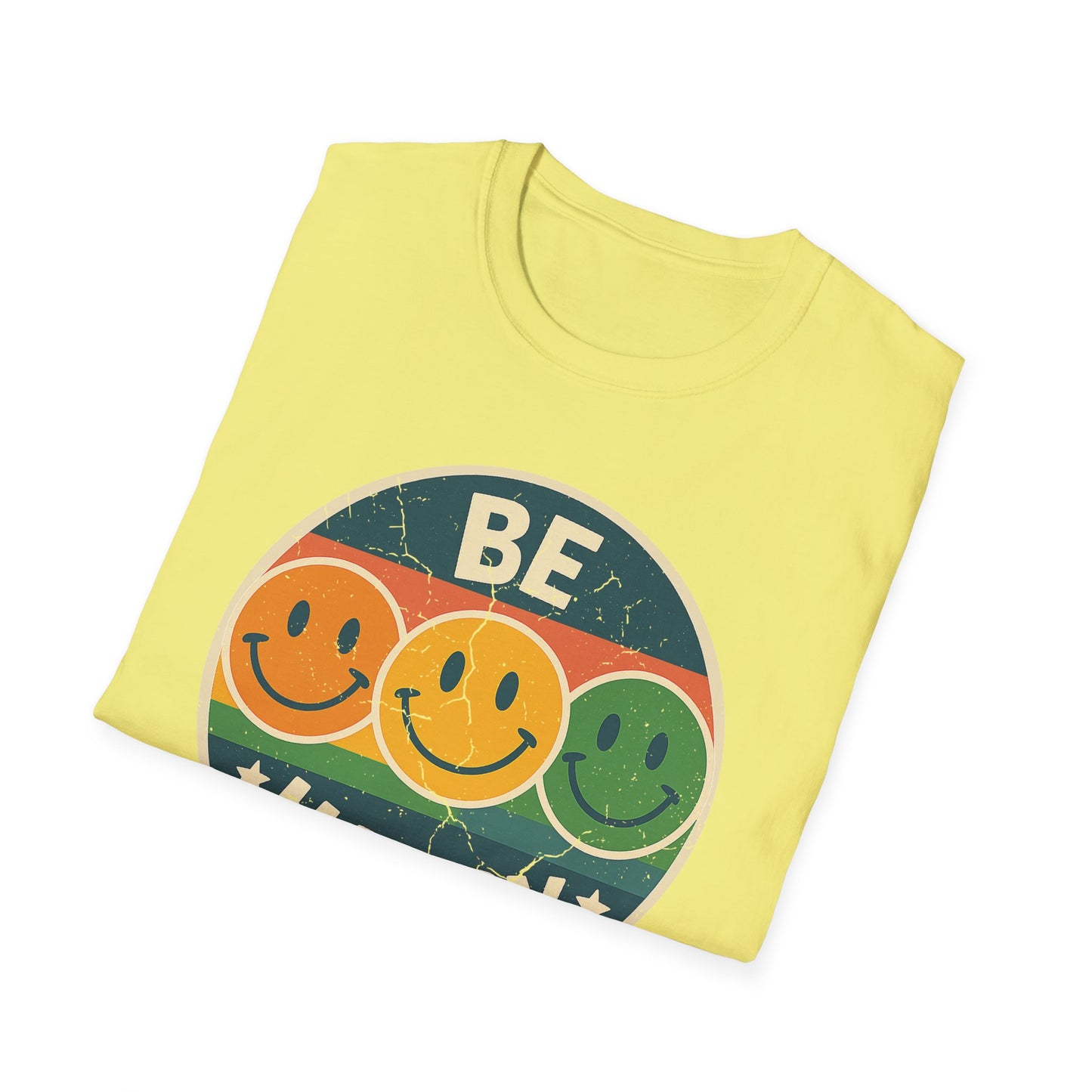 Be Happy Smile Face T-Shirt