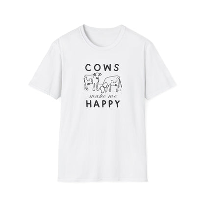 Cows Make Me Happy T-Shirt