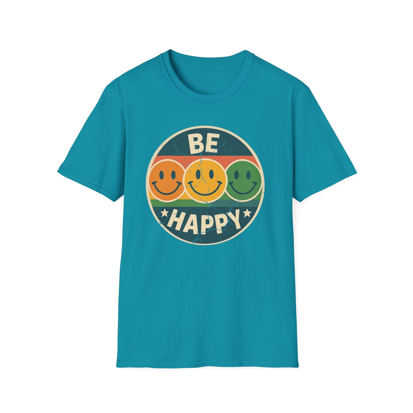Be Happy Smile Face T-Shirt