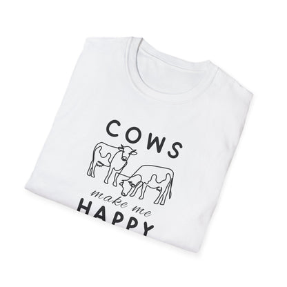 Cows Make Me Happy T-Shirt