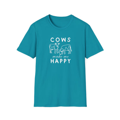 Cows Make Me Happy T-Shirt