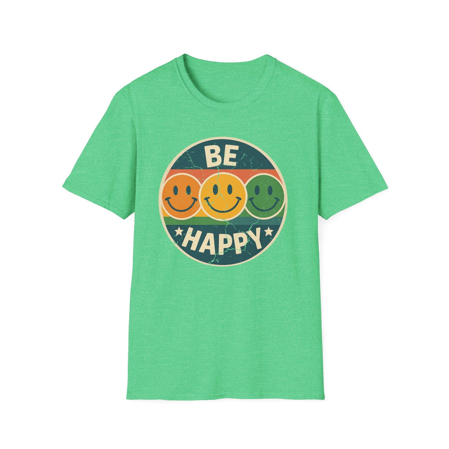 Be Happy Smile Face T-Shirt