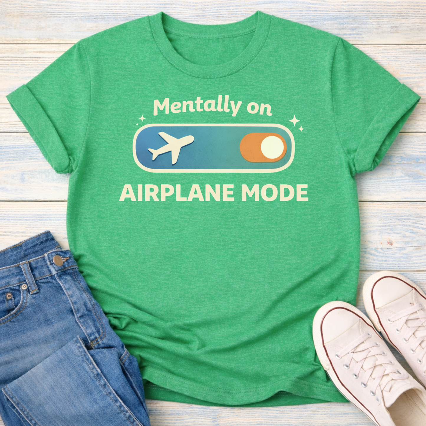 Mentally on Airplane Mode T-Shirt