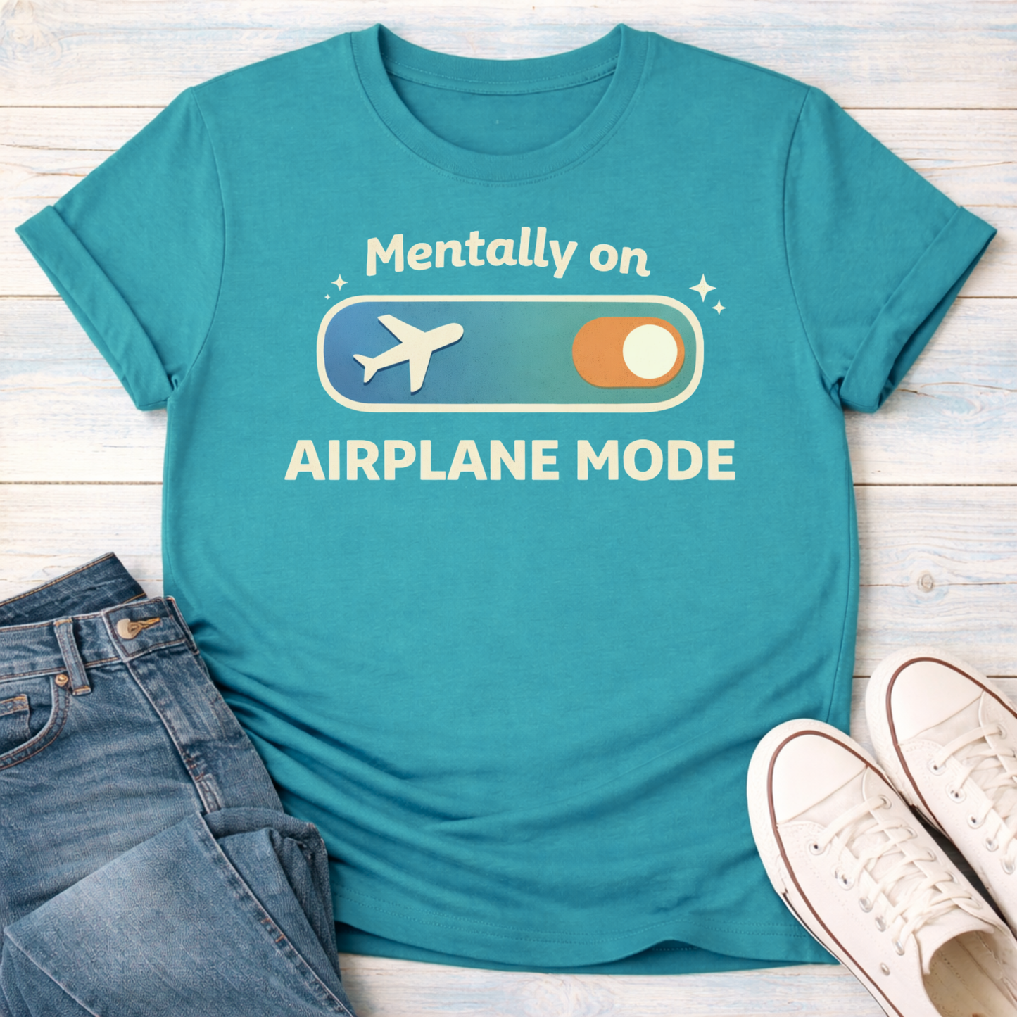 Mentally on Airplane Mode T-Shirt