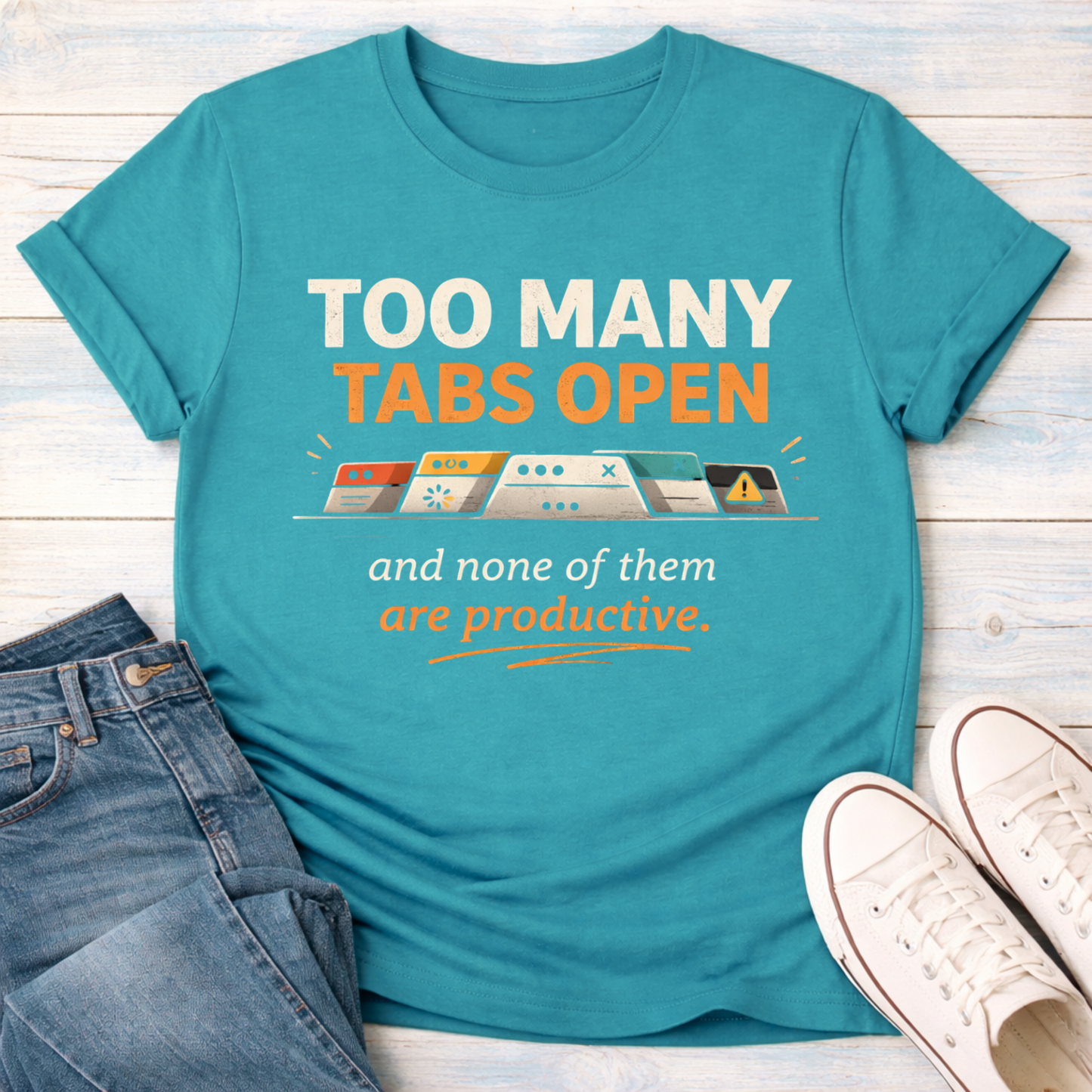 Too Many Tabs Open T-Shirt