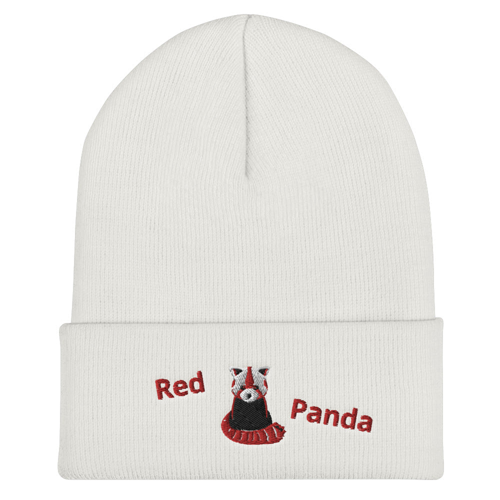 Cuffed Beanie - Red Panda
